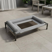 Raised Dog Cot Cooling Mesh Dog Bed Toolquick-Assembly Assembly for Summer