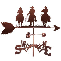 Metal Weather Vane Spray Painted Finish Wind Direction Indicator European Design