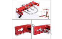 Engine Hoist Leveler Manual Engine Load Adjuster with Chains Heavysturdy Workshop Crane Accessory for Hobbyists, Home Garages