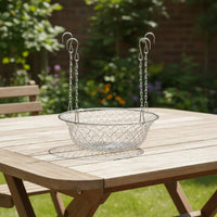 Adjustable Planter Liner Stainless Steel Drainage Basket Hanger Rust Resistant