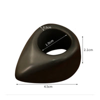 Multi-Functional Bian Stone Massage Loop Ergonomic Design Bian Stone Massage Tool Hand Polished for Travel, Office