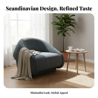 Convertable Armchair Bed Nordic and Design Fold-Deployable Armchair Bed 2-in-1 Function Easy to Assemble for Students