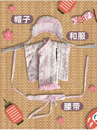 6分bjd娃衣六分日式和服大力力胖六小六衣服30cm鬼妈妈玩偶娃衣