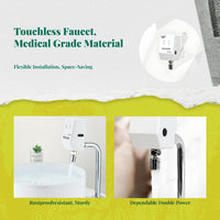 Touchless detector Faucet, Automatic Infrared Water Tap, contactless Sink Faucet for Bathroom, Kitchen, Commercial Use