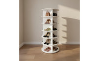 Rotating Shoe Rack Space Saving 360 Degree Shoe Organizer Sturdy Construction Household Storage for Corner