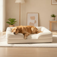 Pet Sofa Bed with Removable Cover Low-Rise Dog Bed with Washable Removable Cover Pet Sofa Easy Care Comfortable for Dogs