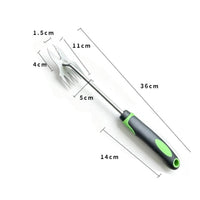 Stainless Steel Invasive Growth Remover Rust Resistant Garden Weeder Tool Ergonomic Handle Persistent Broadleaf Weeder for Yard