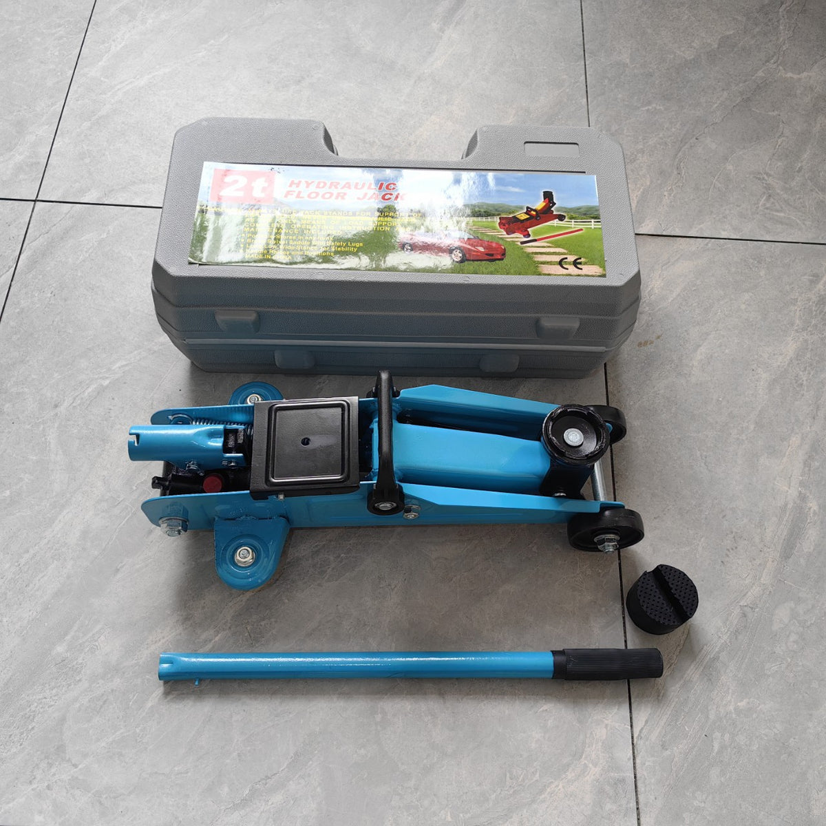 Manual Hydraulic Cylinder Hand Crank Lifting Horizontal Floor Jack Low Position Hydraulic Crane