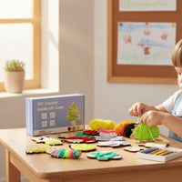 Creature Shape Yarn Winding Toy Stimulates Creativity Yarn Wrapping Craft Kit