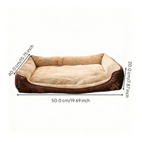 Orthopedic dog bed, removable cover