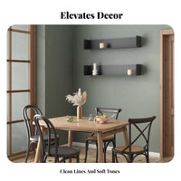 Hexagonal Floating Shelf Nordic aesthetic Display Rack Space-Saving for Homeowners