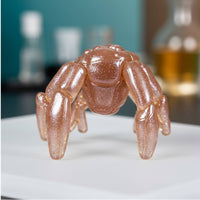 Stress Relief Alien Creature Press Toy Glitter Filled Five-Legged Crab-Like Figure for Office