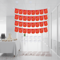 Anniversary Celebration Banner Flag Set for Store & Company Decor