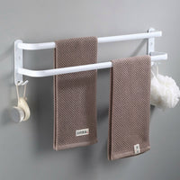 Towel Rack Wall Mounted with Multi-Tier Bar for Washroom and Shower Room, Space Aluminium Storage for Homeowners