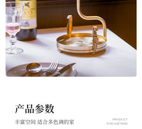 咖啡杯架子欧式轻奢黄铜家用杯碟收纳挂架客厅餐桌水杯杯子置物架