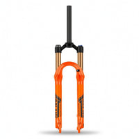 Mountain Bike Air Fork AluminumMg Alloy Air Shock Absorber Fork Lightweight Sturdy for Cyclists, Trail Riding