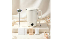 Compact Foldable Electric Kettle Space-Saving Hot Water Kettle Lightweight Mini for Travelers, Students, Dorm Room, Hotel, Office