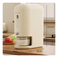 Rice Storage Bin Moisture-Resistant Rice Dispenser Sealed for Kitchen