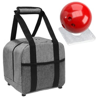 Single Bowling Ball Carry Bag with Padding and Handle