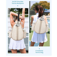 Outdoor Crossbody Lightweight Multi-functional Waterproof Tennis Bag for Pickleball, Tennis, Badminton, Backpack