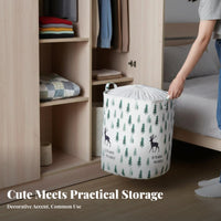 Foldable Quilt Holder Large Capacity Closet Organizer Clear View panel