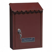 Metal Mailbox Weather Resistant Outdoor Mailbox Key Lock Letter Box for Villa Owners, Gate, Front Porch