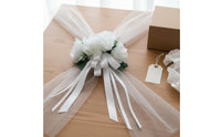 Wedding Car Decoration Set Easy Installation Wedding Car Decoration Kit Vehicle Accessory Paint-Safe No Tools Required
