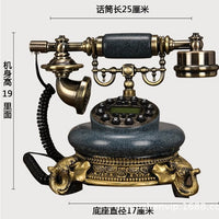 703机械铃仿古电话机欧式复古电话美式时尚创意有线来显固定座机