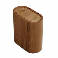 Trash Can Space-Saving Design Narrow Garbage Bin Wastebasket for Office
