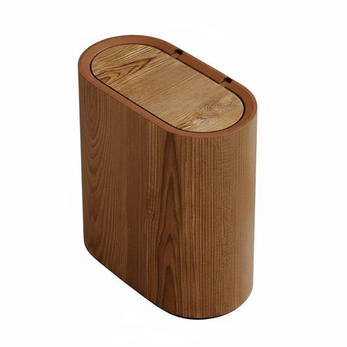 Trash Can Space-Saving Design Narrow Garbage Bin Wastebasket for Office
