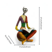 Reading Figurine Artistic reade Figurine Modern Reading Statue for Living Room