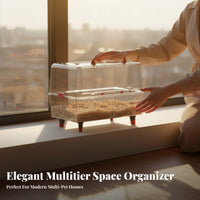 Transparent Hamster Villa additional Large Space Transparent Hamster House Chewresistant
