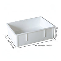 Food Grade Yeast Proofing Box Reinforced Yeast Proofing Tray Rectangular Container Shallow for Pizzerias