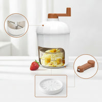 Shaved Ice Machine with Ice Mold Food-Grade Slushy Maker Stainless Steel
