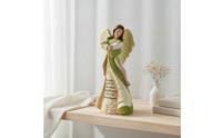 Sentimental Gift Mother and Child Angel Statue Delicate Craftsmanship Mother Angel Sculpture Elegant Design Hand-Painted for New Mothers, Nursery, Bedroom