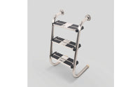 Rust Resistant Stainless Steel Pool Ladder Polished Swimming Pool Ladder Heavy Duty Sturdy