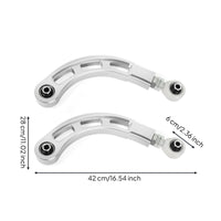 2 Pieces Aluminum Alloy Alignment Arm Aluminum Alignment Control Arms Car Part for Sport Driving