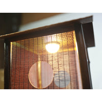 手工竹编紫竹灯屋中式台灯灯笼茶室禅意氛围灯茶台灯工艺品