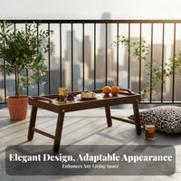 Folding Floor Table Portable Foldable Floor Desk Easy to Clean for woven mat Room