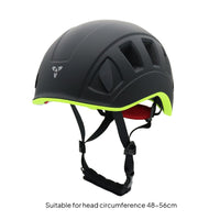 Climbing Helmet Climbing Light Clips Mountaineering Helmet Impact Resistant Outdoor Gear for Hikers