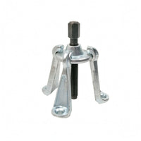 Forged Cr-V Steel Three-Jaw Puller Threaded Screw 3-Jaw Puller Hex Head Silver Metal Finish