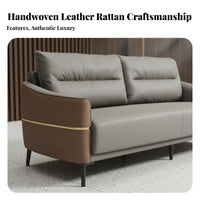 3 Pieces Modern Design 3-Piece Sofa and Table Set Business design Multi-Person Settee Minimalist Aesthetic Office Furniture Padded Armrests for managerials, Interior Designers, Homeowners, Lobby, Waiting Room