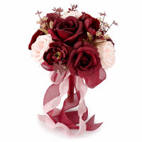 Wedding Bouquet with Ribbons Long-Lasting Bridal Bouquet Handmade
