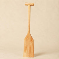 Dragon Boat Paddle Waterproof Paint Flat Dragon Boat Paddle Ergonomic Grip Wood Oar for Decoration