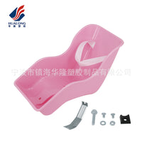 儿童自行车玩具娃娃座椅玩偶洋娃娃斗粉塑料装饰架配件厂家直销