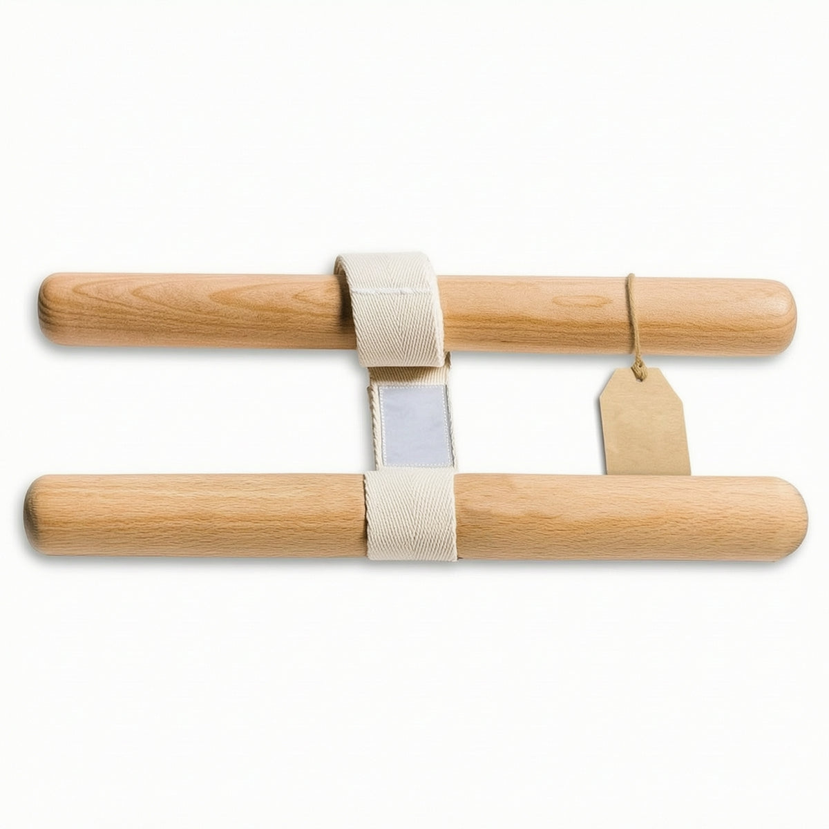 Portable Stretching Strap with Wooden Handles Lightweight Mobility and Strengthening Device Natural Physical Rehabilitation Stick Handheld for Warm-Ups