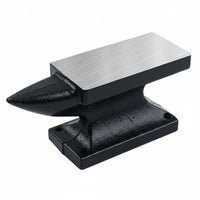 Heavy Duty Blacksmith Forging Block Hardened Surface Cast Iron Bench Anvil High Hardness Curved Extension Anvil Long-Lasting for Blacksmiths, Metalsmiths, Craftsmen, Forge, Workshop, Garage