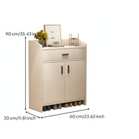 Multi-Layer Footwear Organizer with Doors Large Capacity Footwear Organizer with Doors Dust Resistant for Apartment Dwellers, Families, Balcony