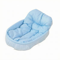 Oval Pet Bed Padded Cushioned Nest Bed Water-Resistant Bottom for Cats