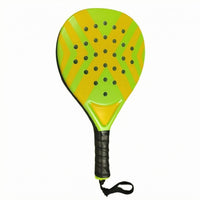Teardrop Padel Racket Wrapped Handle Padel Racket Sports Gear Non-Slip Grip Soft Feel
